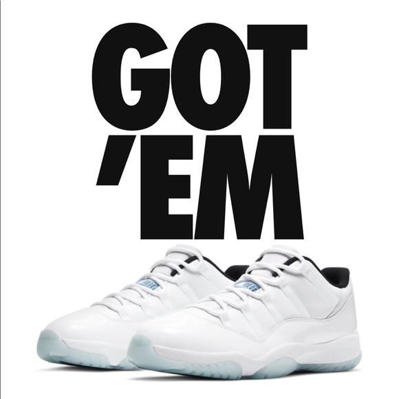 Jordan Legend Blue 11 Retro Lows - Picture 2 of 9